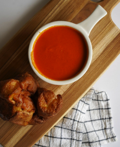 Popovers and Tomato Soup in Downtown Mystic at popover Eatery